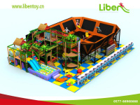 Chinese Top Supplier Big Indoor Playground With Trampoline